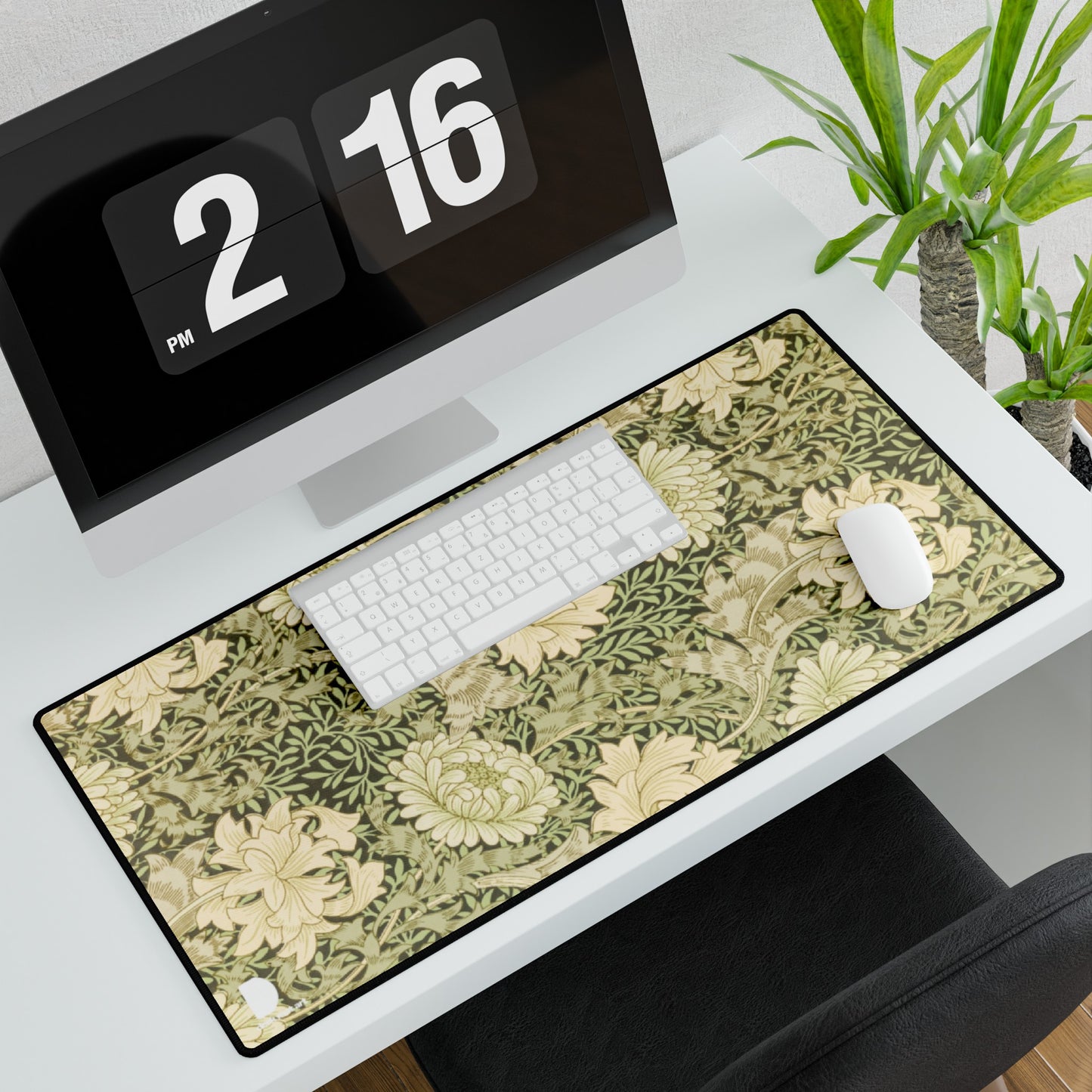 William Morris's Chrysanthemum pattern (1877) Large Desk Mat & Mousepad | 800x400mm