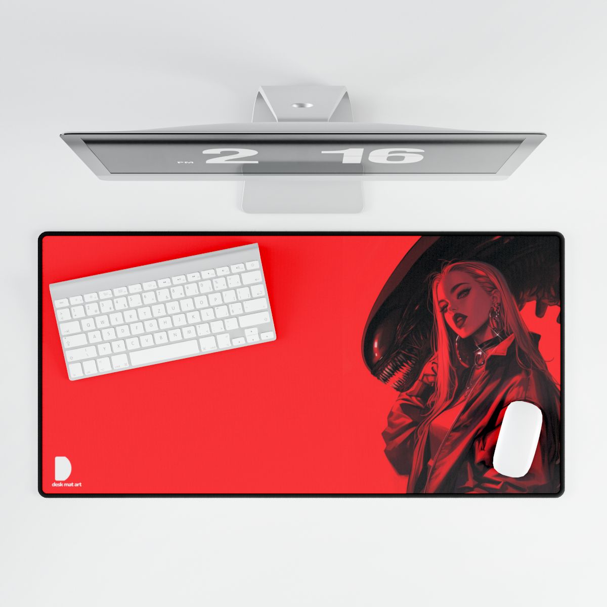 Alien Handler Large Desk Mat & Mousepad | 800x400mm