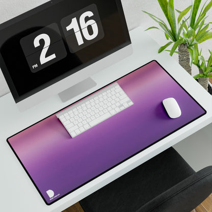 Soft Purple Gradient Large Desk Mat & Mousepad | 800x400mm