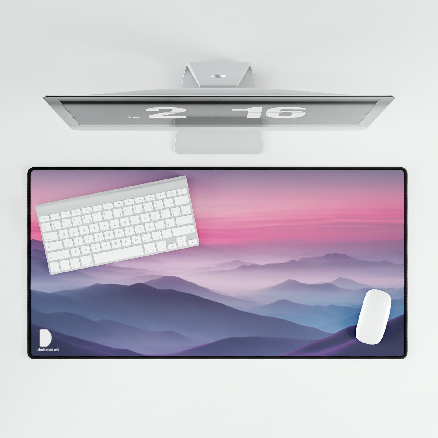 Lavender Ranges Large Desk Mat & Mousepad | 800x400mm