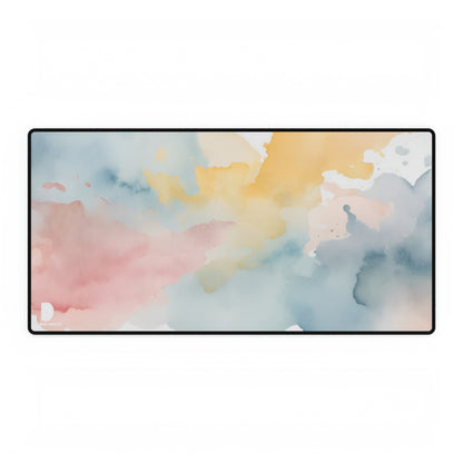 Watercolour Splash Large Desk Mat & Mousepad | 800x400mm