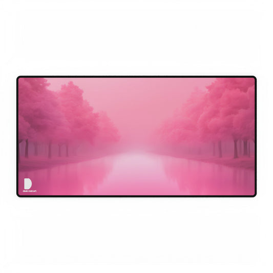 Pink River Large Desk Mat & Mousepad | 800x400mm