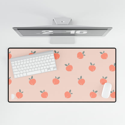 Peach Pattern Large Desk Mat & Mousepad | 800x400mm