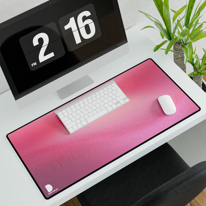 Soft Pink Gradient Large Desk Mat & Mousepad | 800x400mm