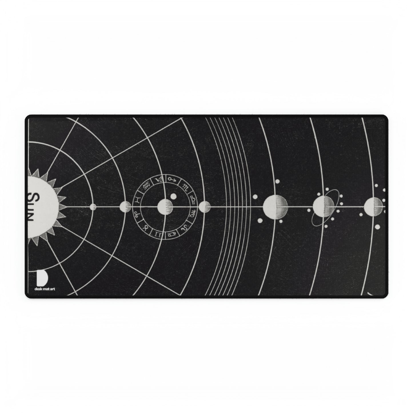 Solar Biology by Hiram Erastus Butler Large Desk Mat & Mousepad | 800x400mm