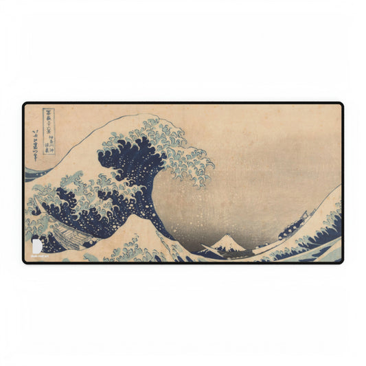The Great Wave at Kanagawa, Katsushika Hokusai Large Desk Mat & Mousepad | 800x400mm