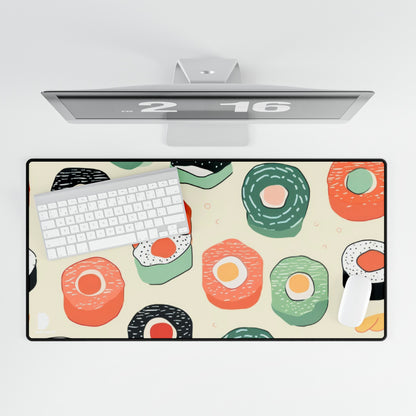 Sushi Art Large Desk Mat & Mousepad | 800x400mm