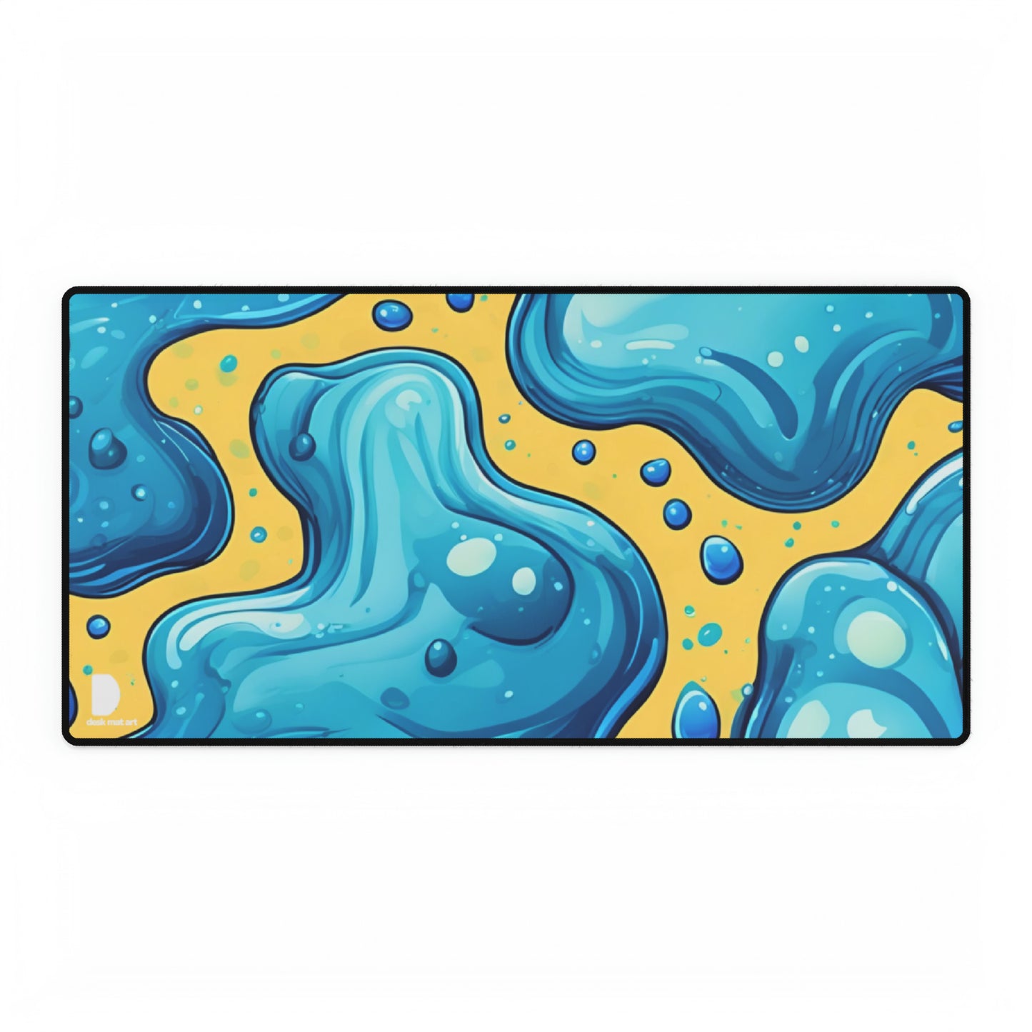 Blue Slime Large Desk Mat & Mousepad | 800x400mm