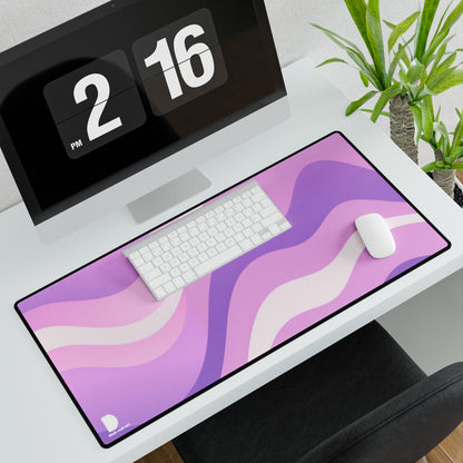 Purple Wave Large Desk Mat & Mousepad | 800x400mm