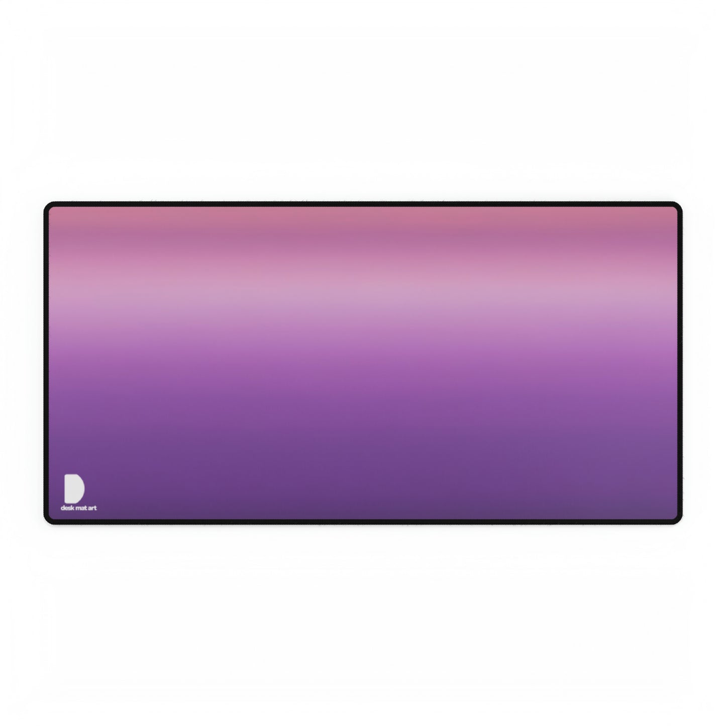 Soft Purple Gradient Large Desk Mat & Mousepad | 800x400mm