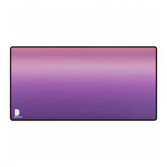 Soft Purple Gradient Large Desk Mat & Mousepad | 800x400mm