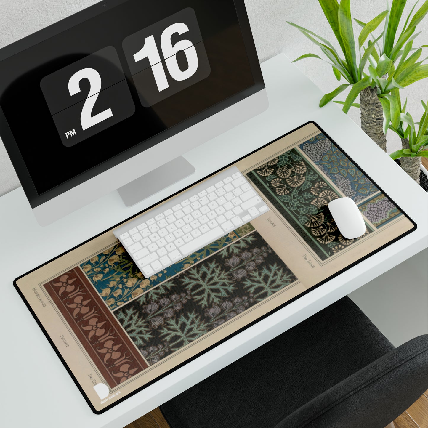 La plante et ses applications ornementales Large Desk Mat & Mousepad | 800x400mm