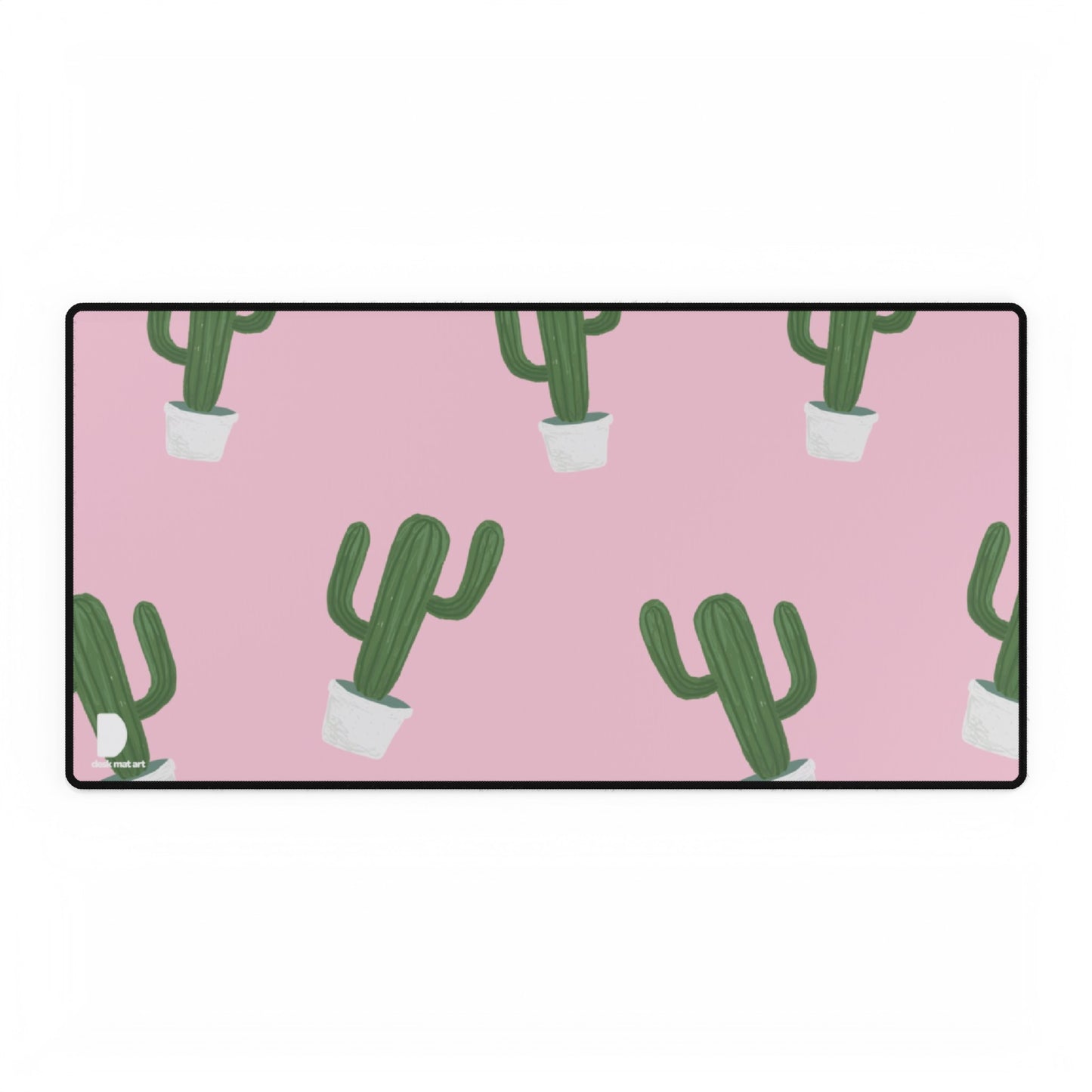 Cactus Large Desk Mat & Mousepad | 800x400mm