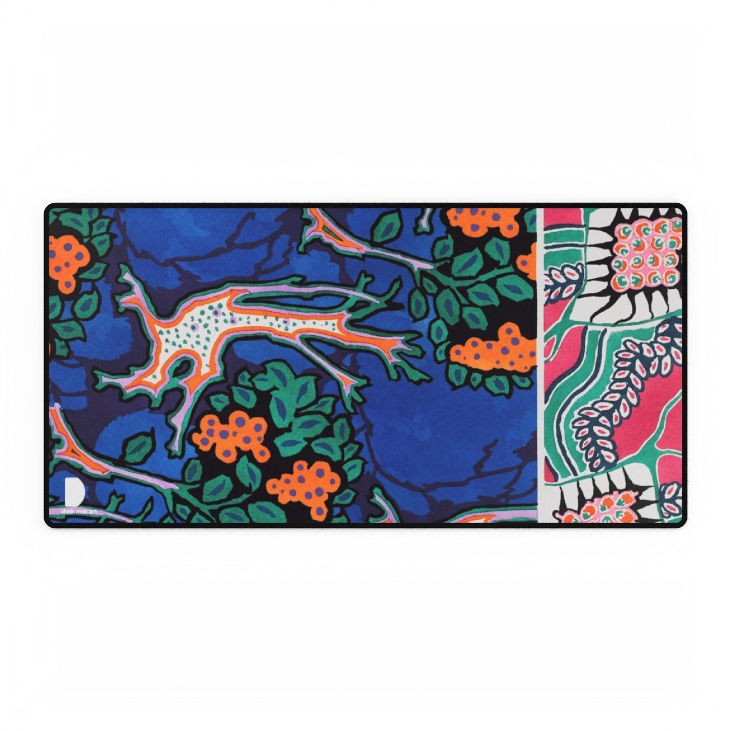 Floréal: dessins and coloris nouveaux, E.A Séguy (1925) Large Desk Mat & Mousepad | 800x400mm