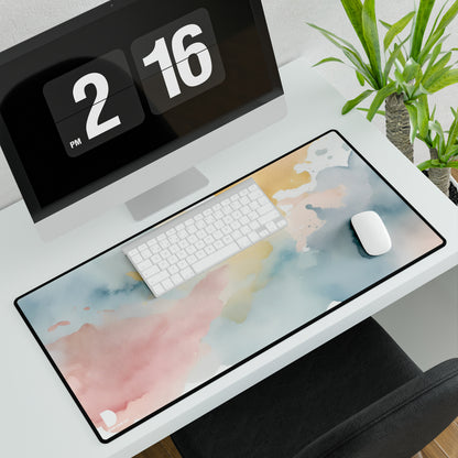 Watercolour Splash Large Desk Mat & Mousepad | 800x400mm