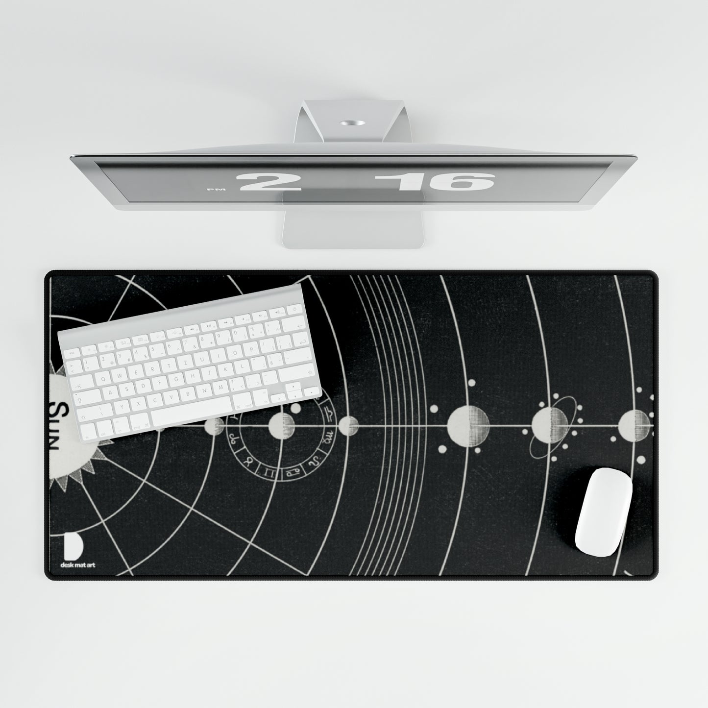 Solar Biology by Hiram Erastus Butler Large Desk Mat & Mousepad | 800x400mm