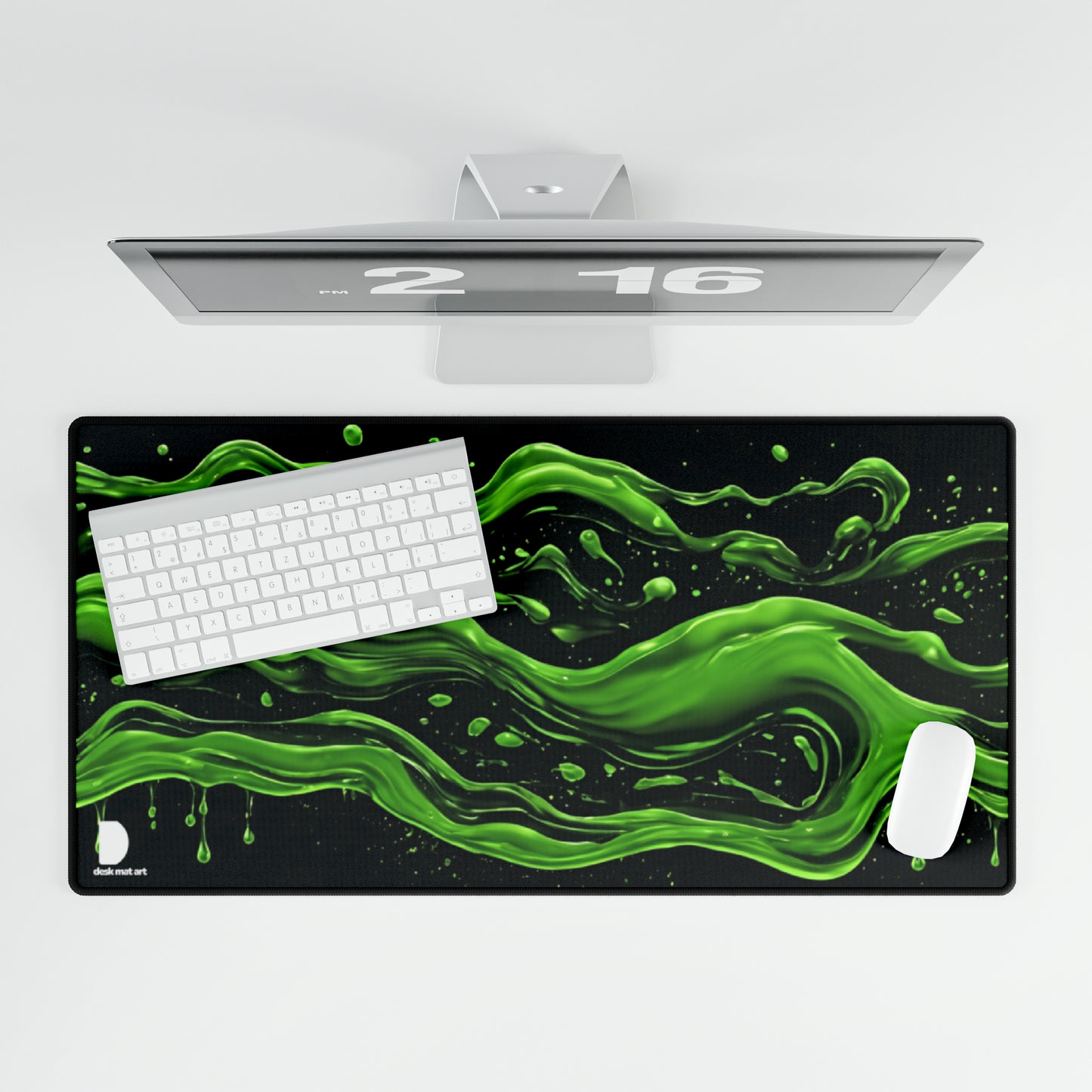 Green Slime Large Desk Mat & Mousepad | 800x400mm