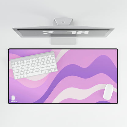 Purple Wave Large Desk Mat & Mousepad | 800x400mm