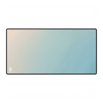 Light Blue Gradient Large Desk Mat & Mousepad | 800x400mm