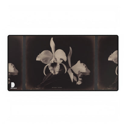 Two Christmas orchids, Sri Lanka, Charles T. Scowen & Co. Large Desk Mat & Mousepad | 800x400mm