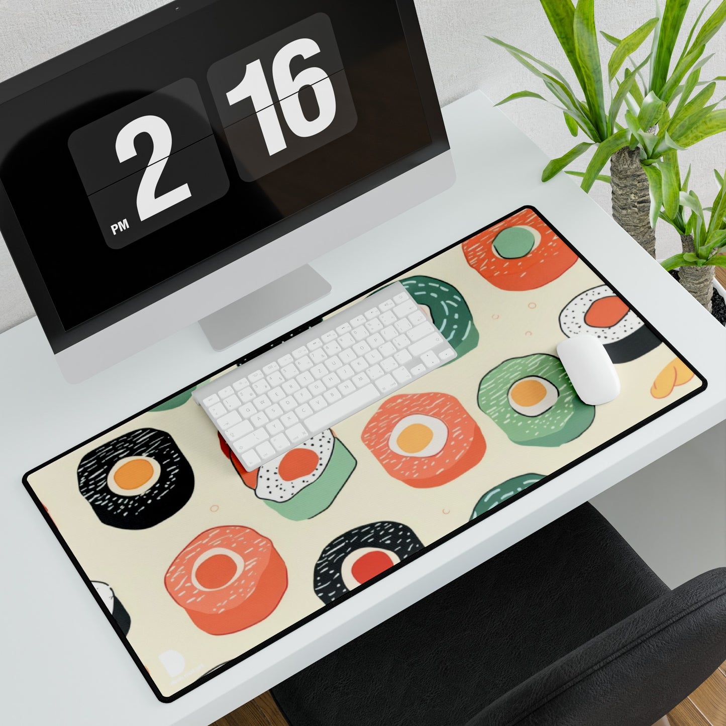 Sushi Art Large Desk Mat & Mousepad | 800x400mm