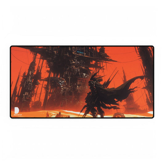 Retro Space Desert Large Desk Mat & Mousepad | 800x400mm