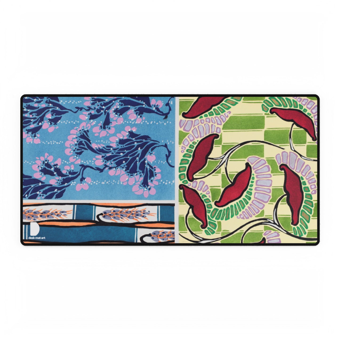 Floréal: dessins and coloris nouveaux, Emile-Alain Séguy (1925) Large Desk Mat & Mousepad | 800x400mm