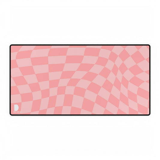 Pastel Checkers Large Desk Mat & Mousepad | 800x400mm