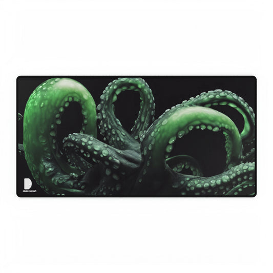 Green Tentacles Large Desk Mat & Mousepad | 800x400mm