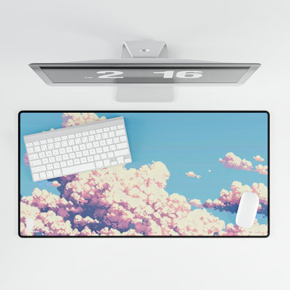 Pixel Art Cloud Large Desk Mat & Mousepad | 800x400mm