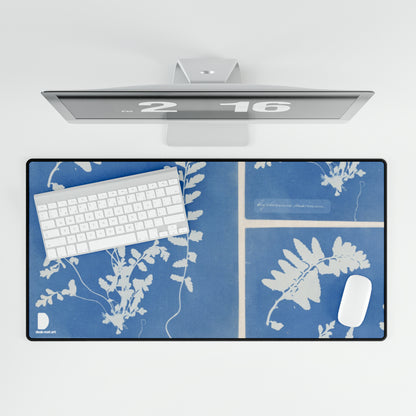 Sea-striped Fern, Anna Atkins Large Desk Mat & Mousepad | 800x400mm