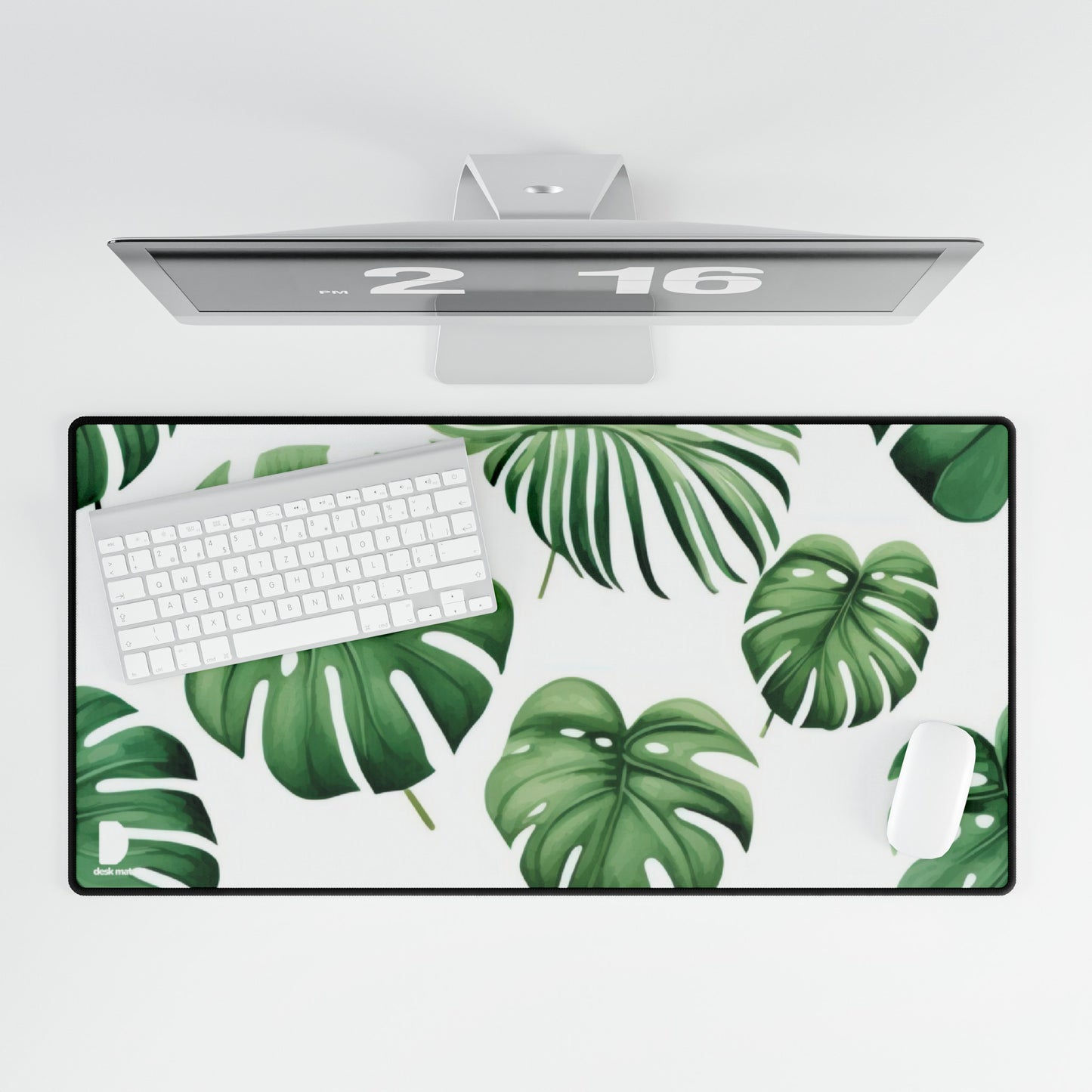 Monstera Large Desk Mat & Mousepad | 800x400mm