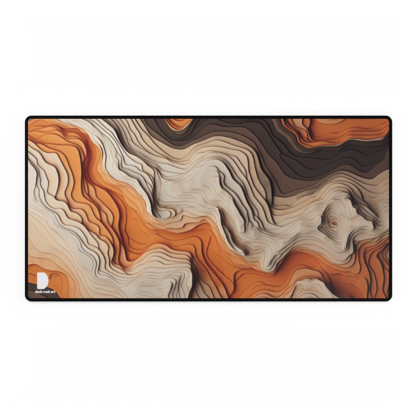 Desert Layers Large Desk Mat & Mousepad | 800x400mm