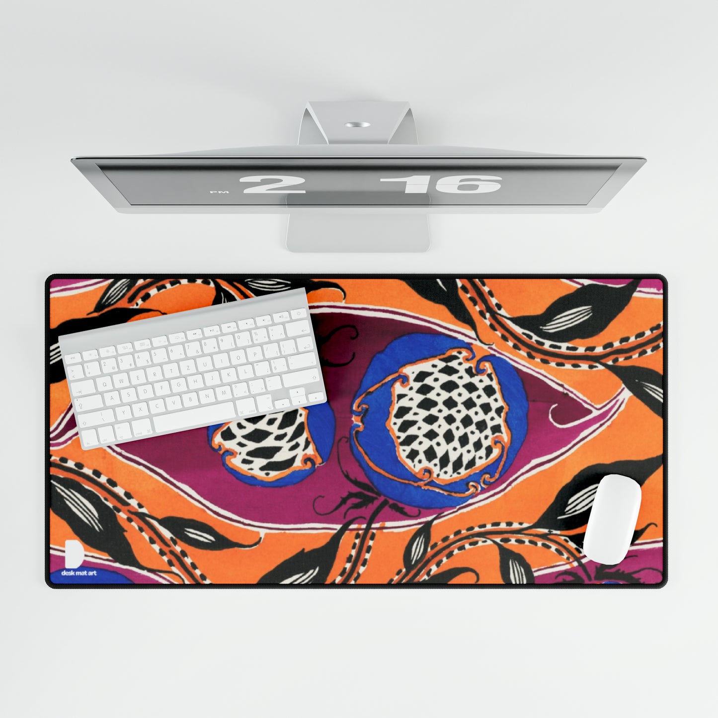 Samarkande: 20 Compositions en couleurs dans le Style oriental, E. A. Séguy Large Desk Mat & Mousepad | 800x400mm