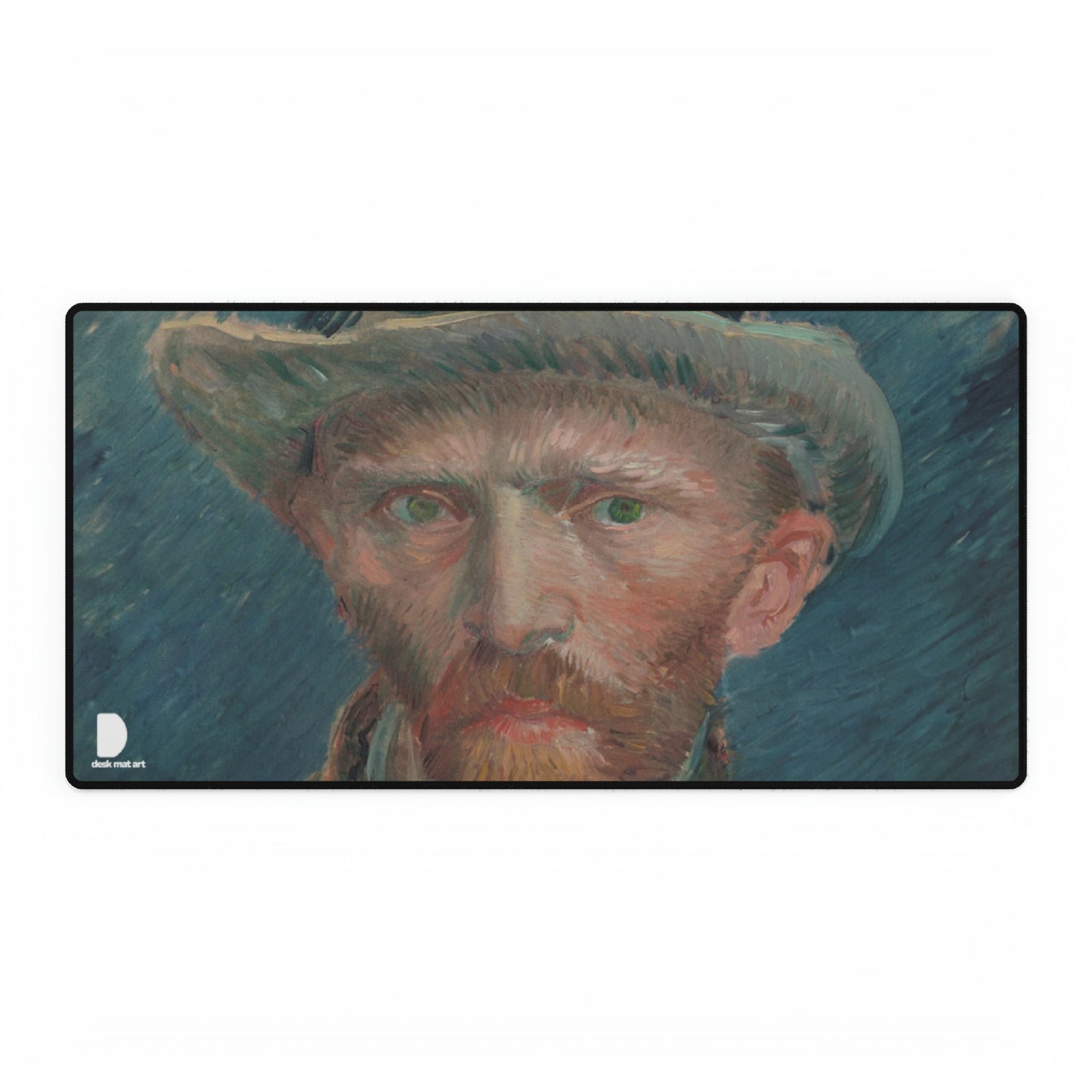 Self-portrait, Vincent van Gogh Large Desk Mat & Mousepad | 800x400mm