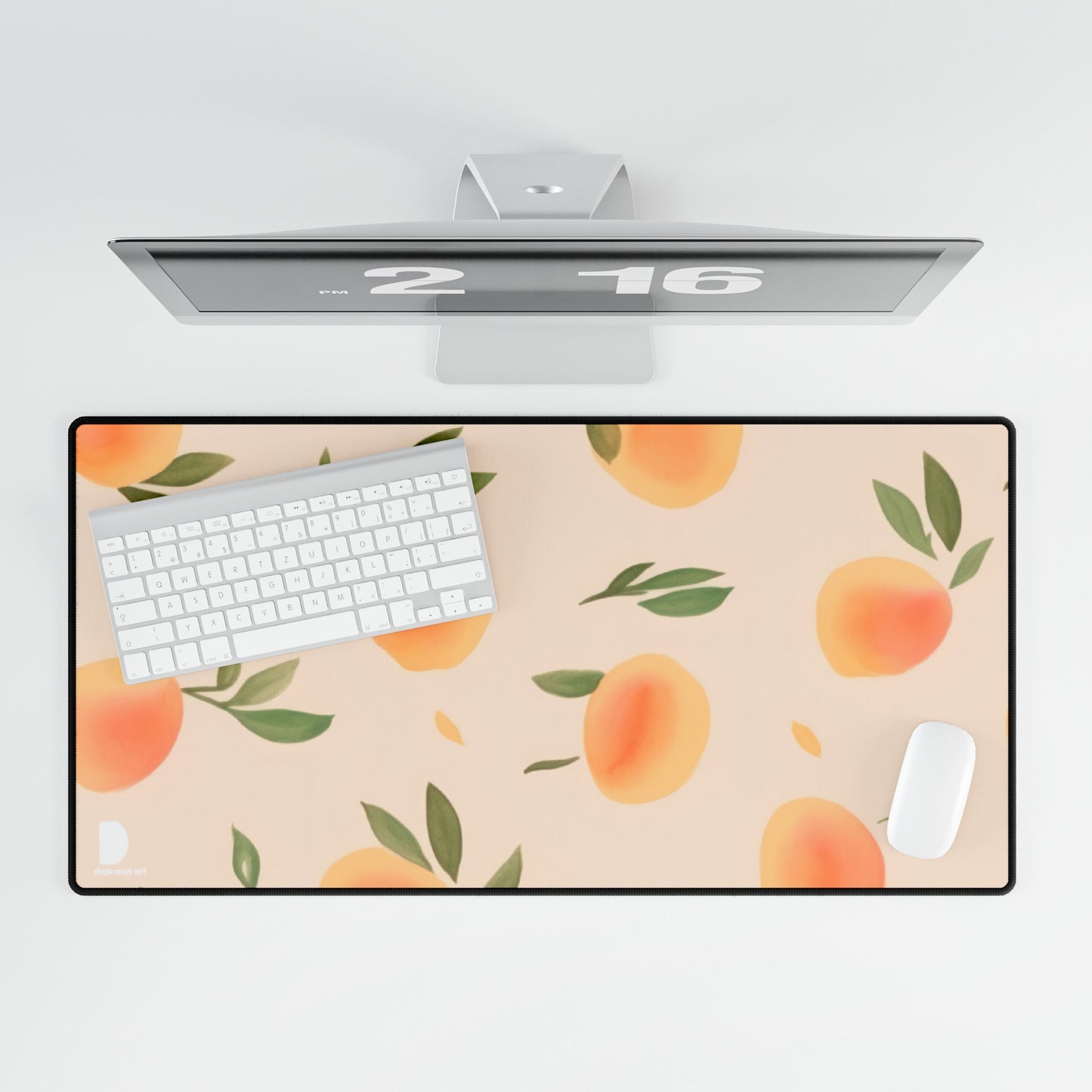 Peachy Large Desk Mat & Mousepad | 800x400mm