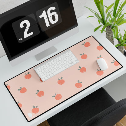 Peach Pattern Large Desk Mat & Mousepad | 800x400mm