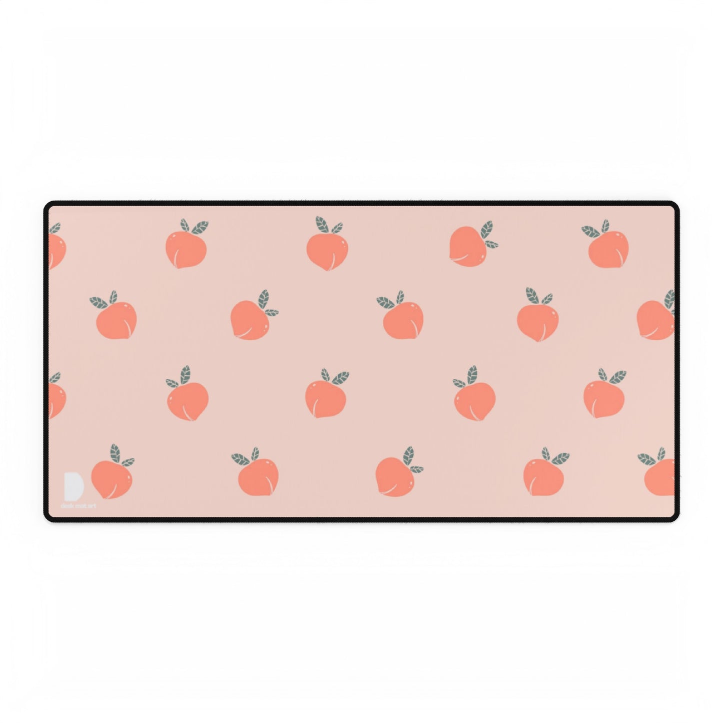 Peach Pattern Large Desk Mat & Mousepad | 800x400mm