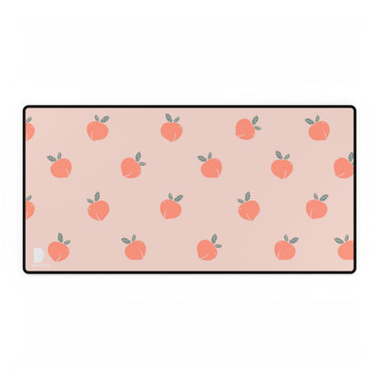 Peach Pattern Large Desk Mat & Mousepad | 800x400mm