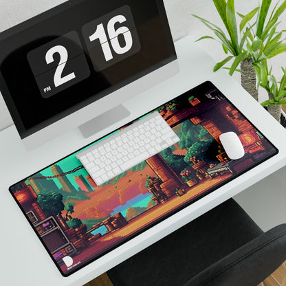 Retro Pixel Art Large Desk Mat & Mousepad | 800x400mm