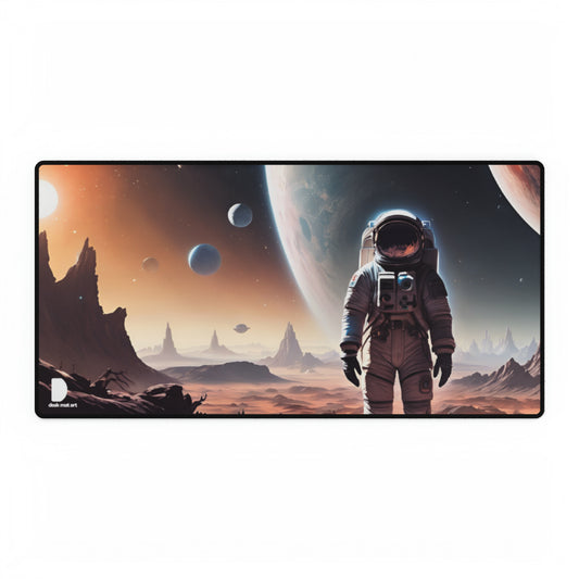 Space Man Adventure Large Desk Mat & Mousepad | 800x400mm