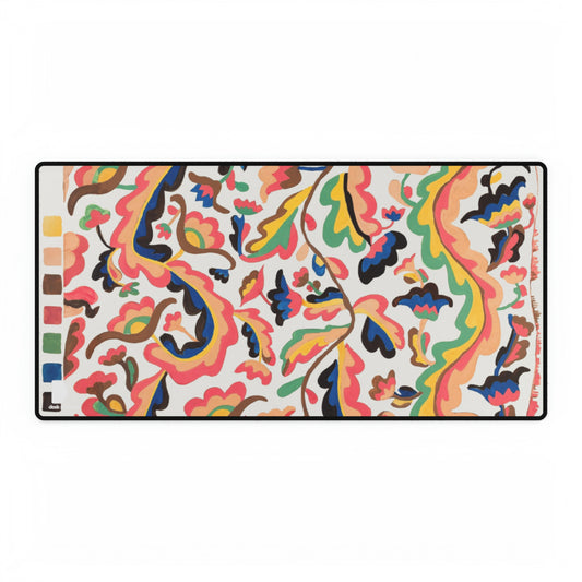 Colcha (1935–1942) by Etna Wiswall Large Desk Mat & Mousepad | 800x400mm