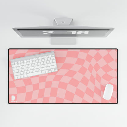 Pastel Checkers Large Desk Mat & Mousepad | 800x400mm