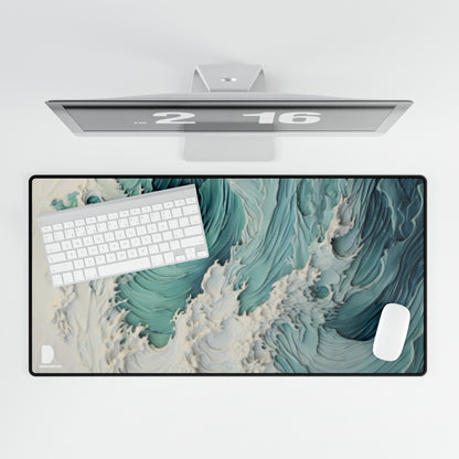 Wave Crash Large Desk Mat & Mousepad | 800x400mm