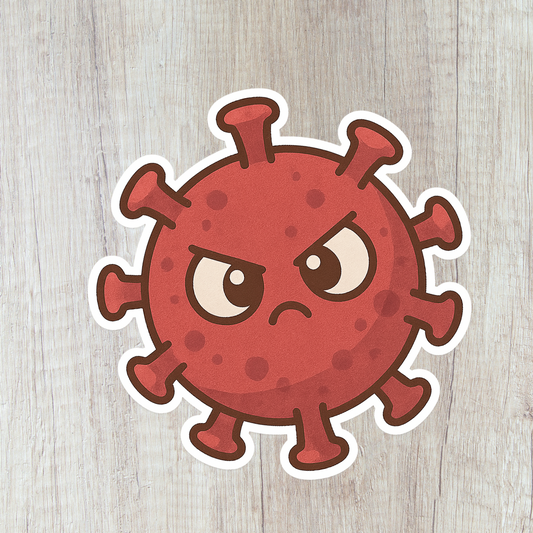 Germ Chibi Sticker – Matte – 70mm